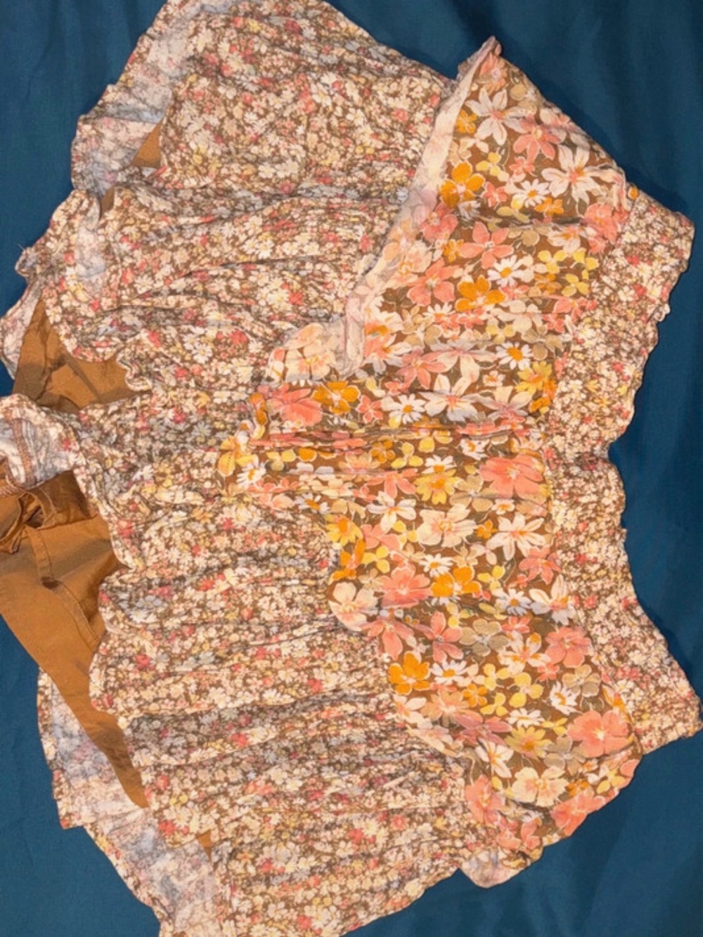 Floral Ruffle Women’s Shorts